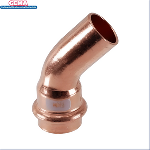 Kupfer-Pressfitting-Winkel für Boilers und Profi-Pressfitting Bögen zum Pressen