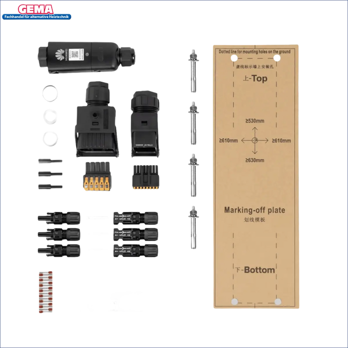 Solarpanelmontageset für PV Komplettpaket Huawei 15KW Trina 435 Vertex S