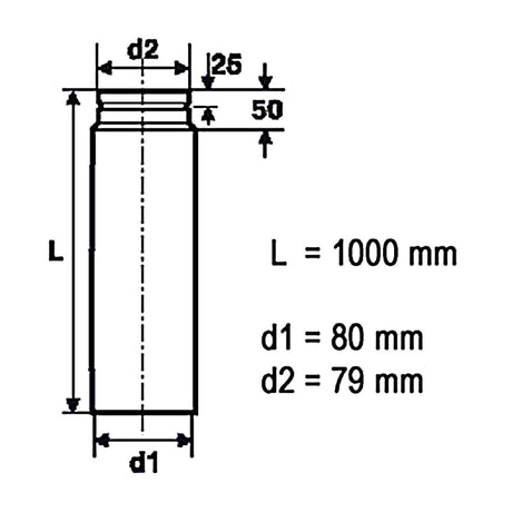 Rauchrohr für Pelletöfen - GEMA Shop