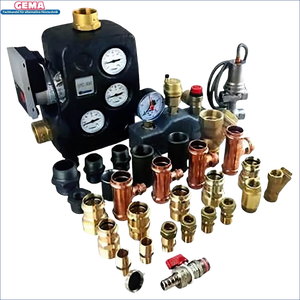 Assorted Rohrverbindungen und Komponenten für Thermoflux Pelling 25/75 plus Hygienespeicher mit hygienisch-frischwasser-kombispeicher