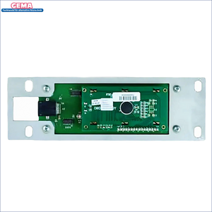 Montiertes grünes Schaltkreisboard im ThermoFlux Pelling ECO Interio Minitherm Aqua Display