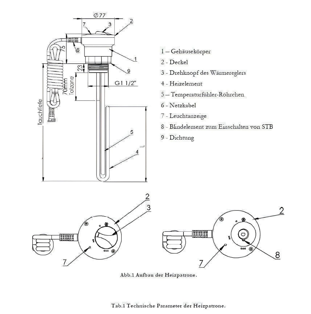 Trinkwasserspeicher 100 Liter mit 2 kW Heizstab - GEMA Shop