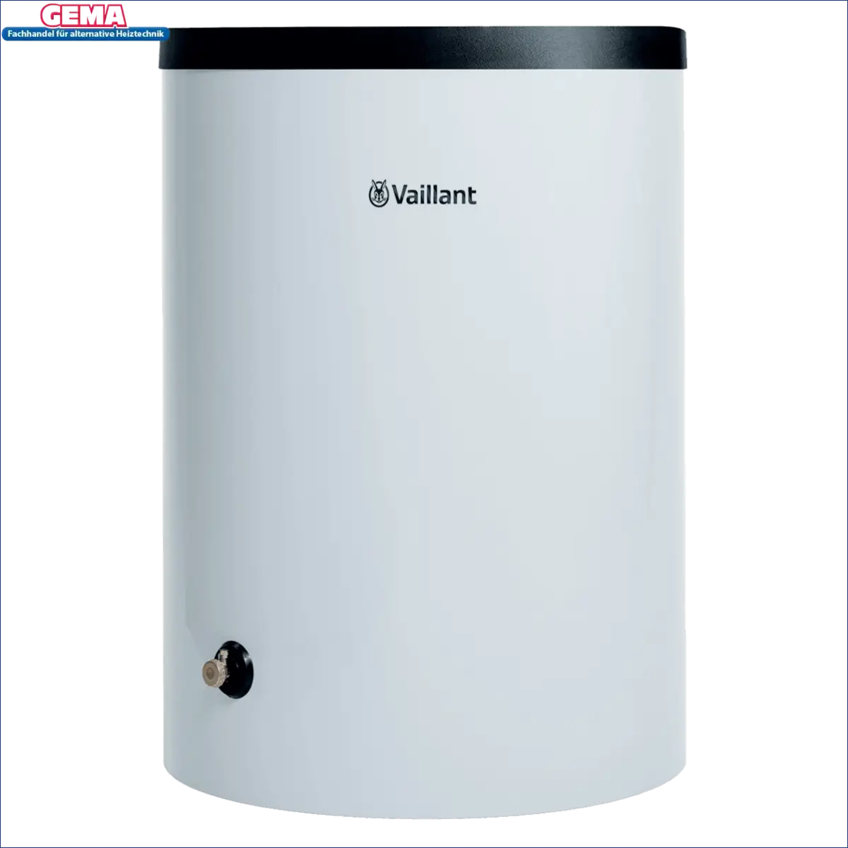 Weiße zylindrische Wassererhitzer Vaillant uniSTOR plus VIH R 120/6 B mit hohem Max Betriebsdruck