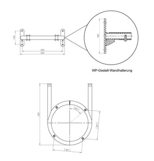 Wandhalterung für DROPS Wärmepumpen von Sunex - GEMA Shop