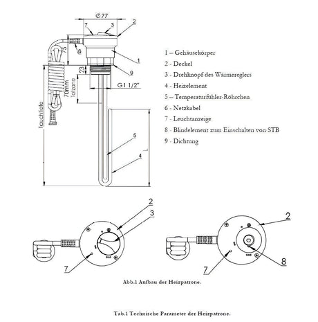 Warmwasserspeicher 100 Liter mit 1,5 kW Heizstab - GEMA Shop